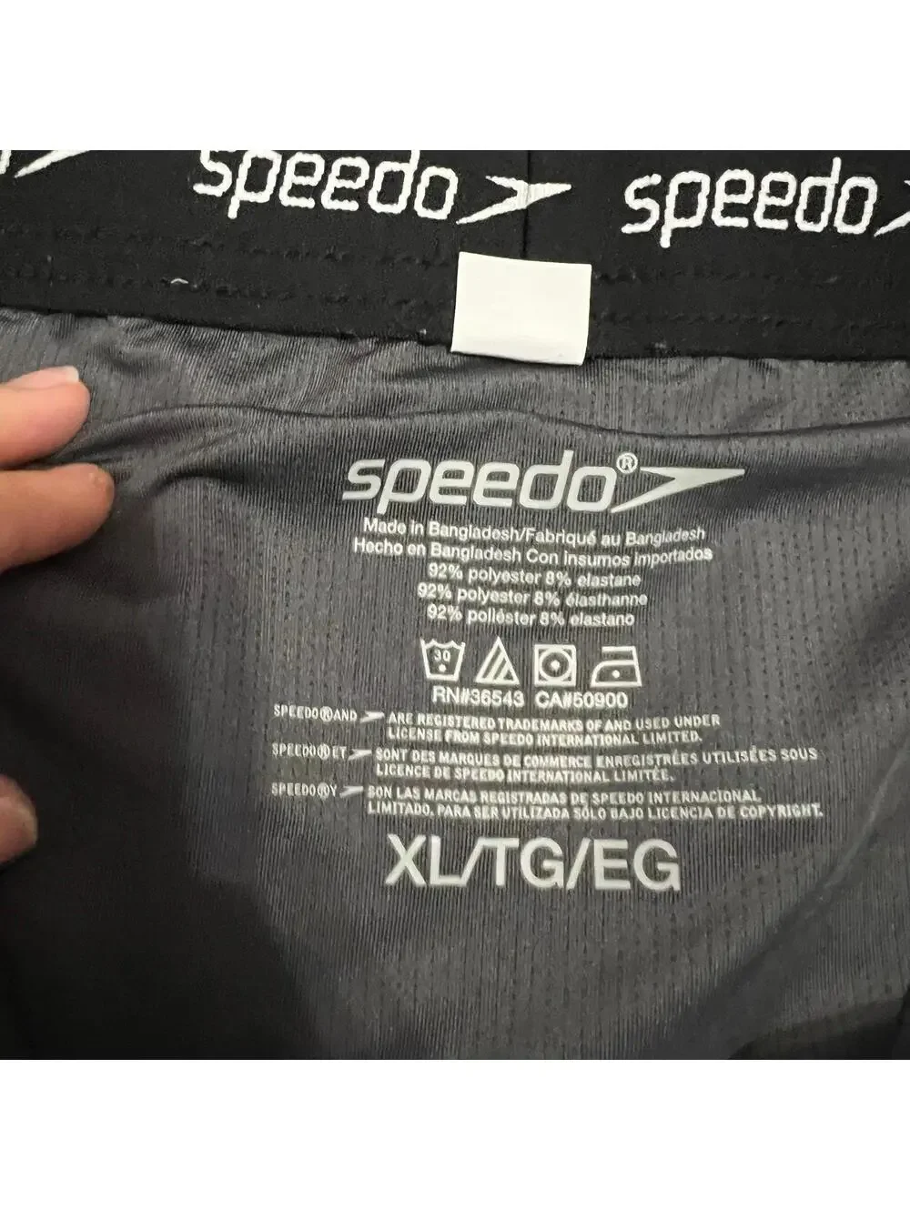Speedo men’s black